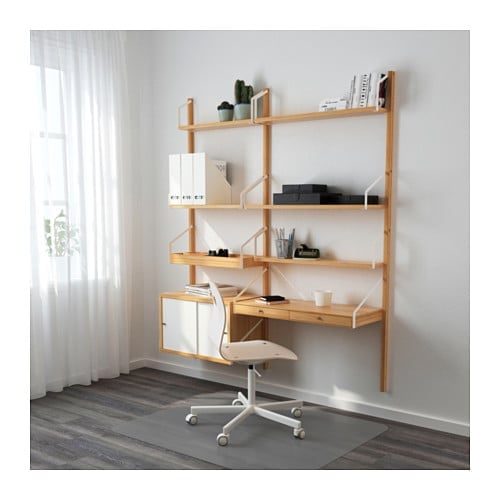 Wall-Mounted Workspace Combination