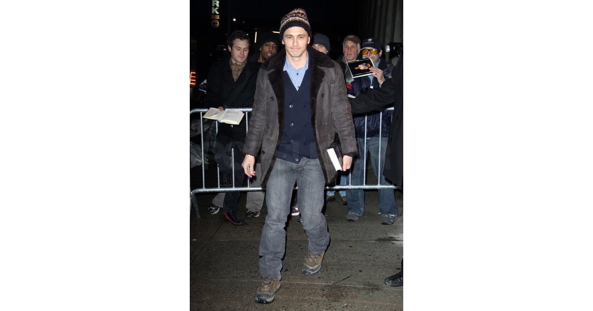 Pictures of James Franco at the Daily Show After Oscar Nominations