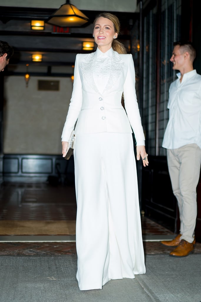 Blake Lively's White Suit at MTV VMAs 2018