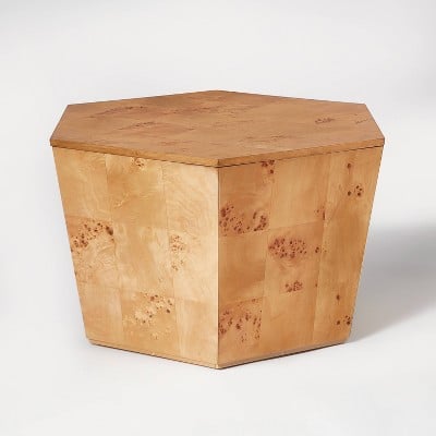 Ogden Burled Wood Coffee Table