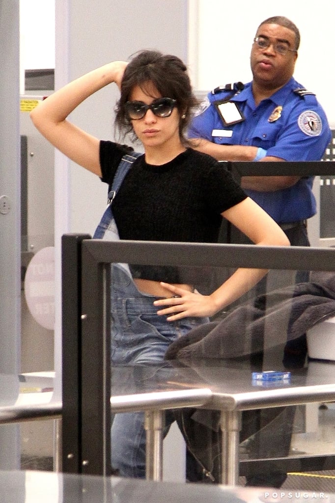 Camila Cabello Taking Photos at LAX Airport March 2018 | POPSUGAR Celebrity