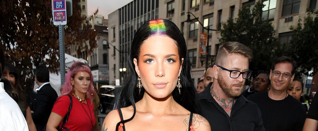 Halsey's Rainbow Hair Color at The 2019 MTV VMAs