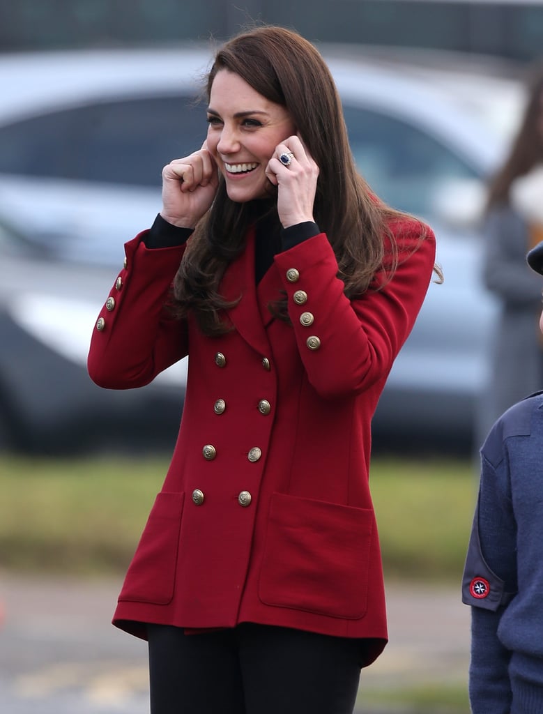 Kate Middleton Visiting Cadets February 2017