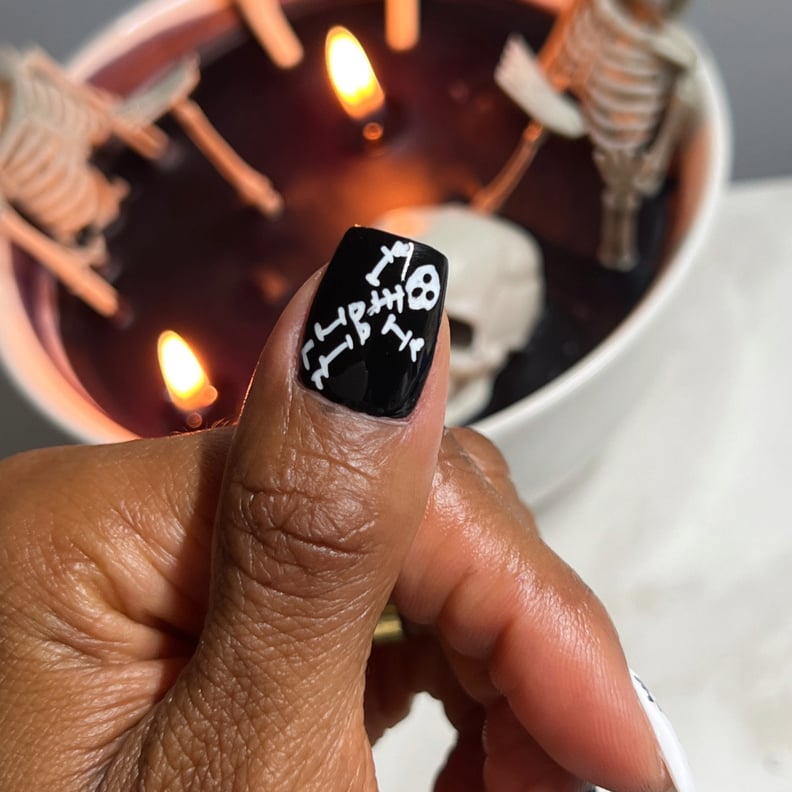 Skeleton nails final look