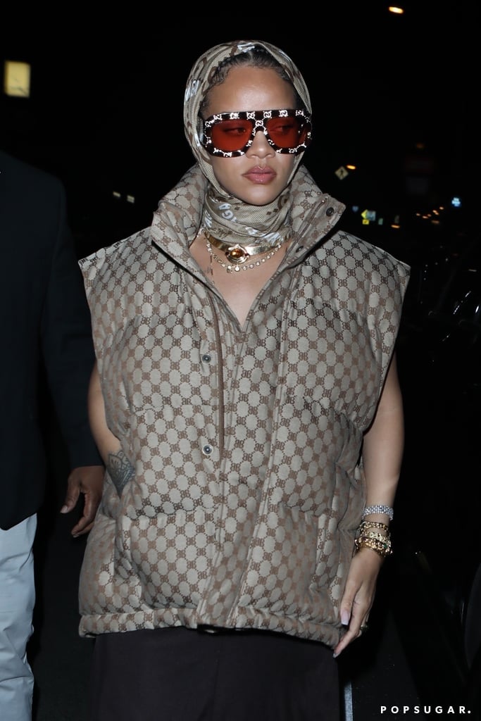 Rihanna Wears Gucci x Balenciaga For Date Night