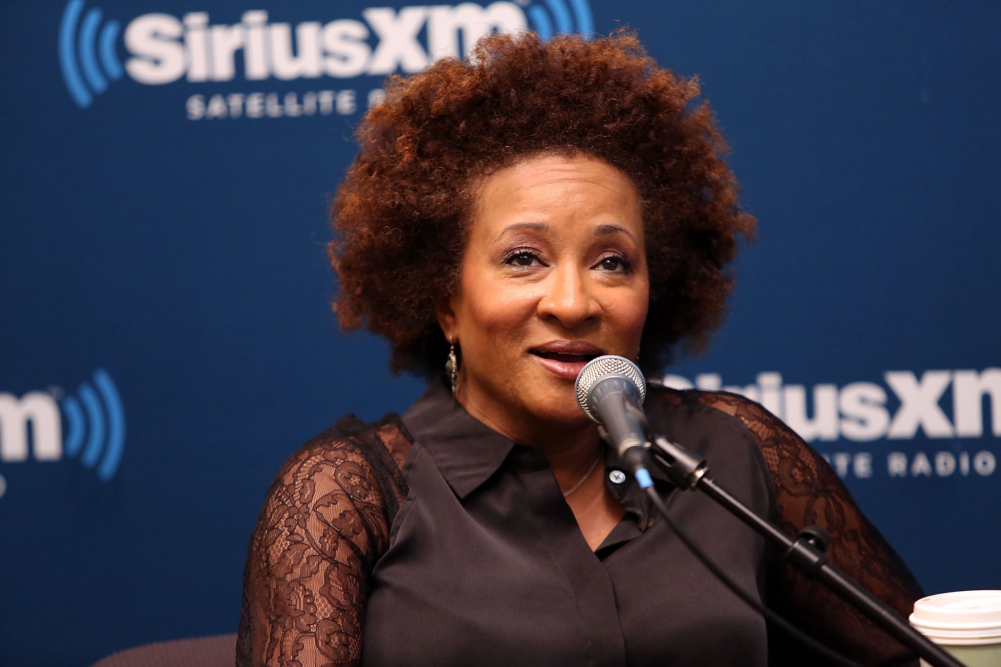 NEW YORK, NY - JANUARY 08:  Wanda Sykes visits Oprah Radio 'SiriusXM Leading Ladies' at SiriusXM Studios on January 8, 2014 in New York City.  (Photo by Robin Marchant/Getty Images)