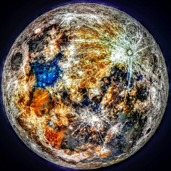 Super Moon Color Photo 2019
