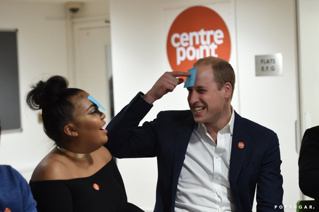 Prince William Visits Centrepoint Hostel in London Jan. 2017