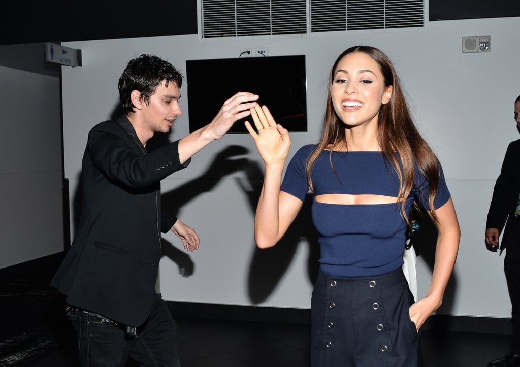 Pictured: Devon Bostick and Lindsey Morgan.