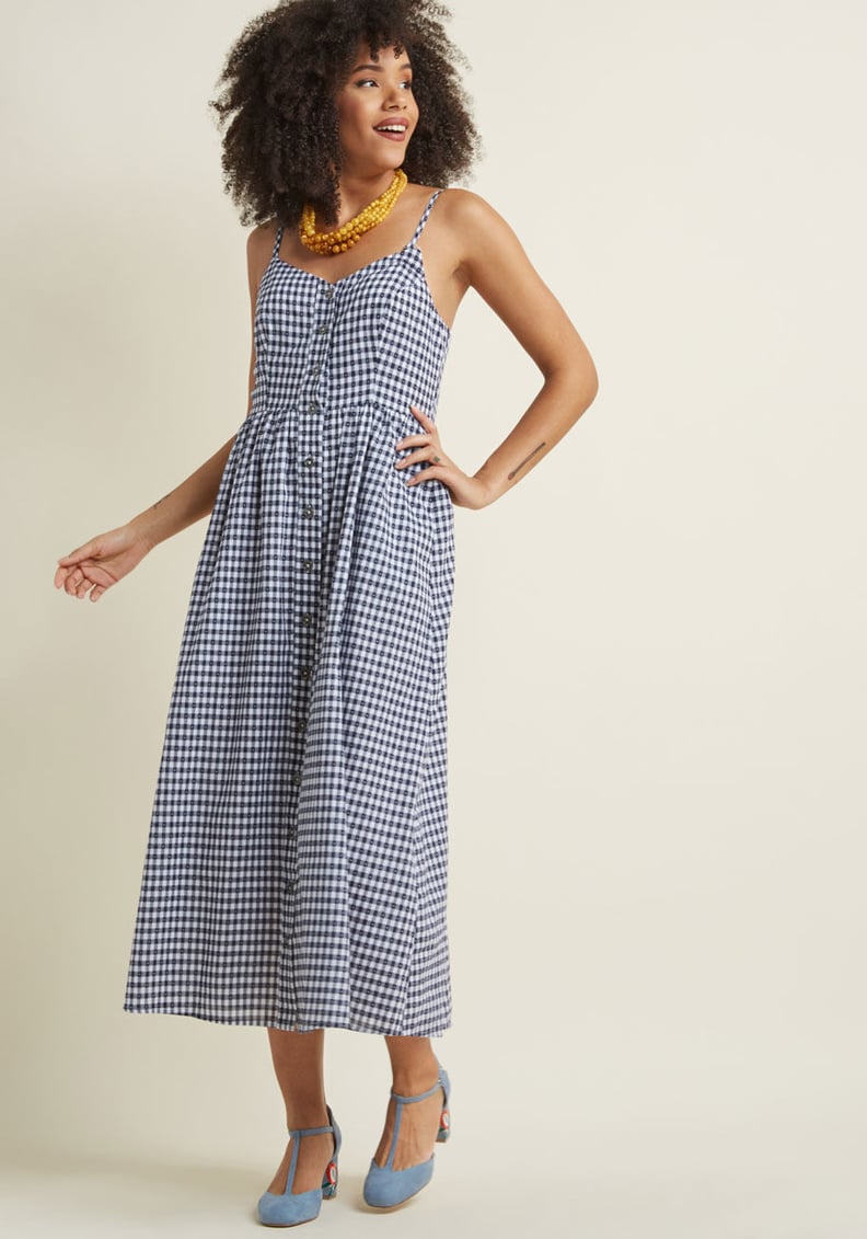 Modcloth Quite Clearly Charismatic Maxi Dress