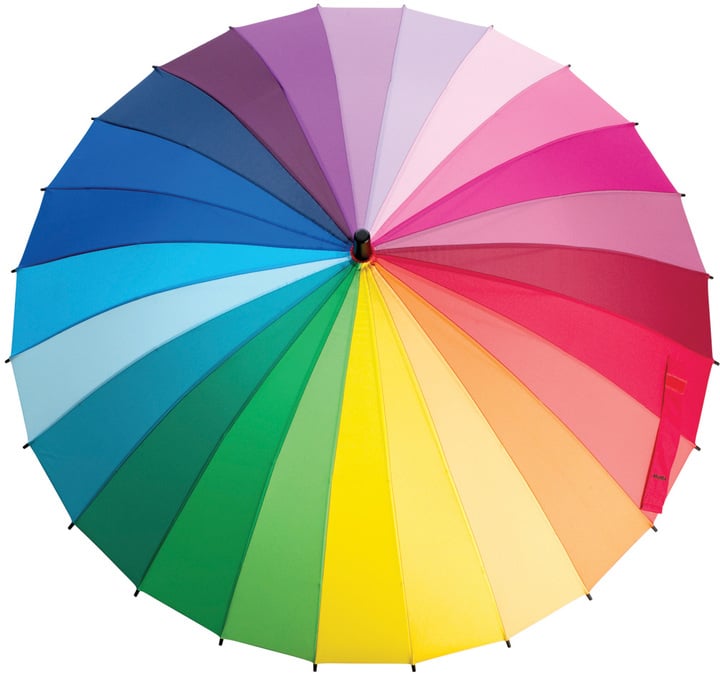 MoMA Colorwheel Stick Umbrella
