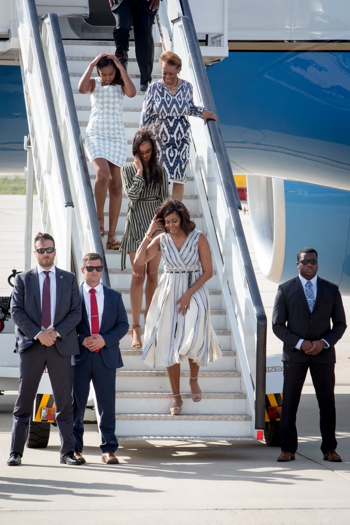 Michelle, Malia, and Sasha Obama in Spain 2016