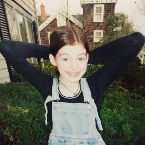 Anne Hathaway Childhood Throwback Photo February 2016
