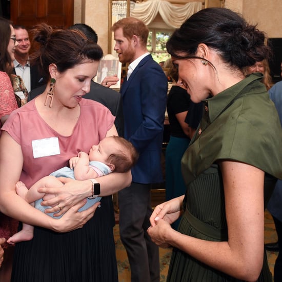 Meghan Markle Meets a Baby in Sydney October 2018