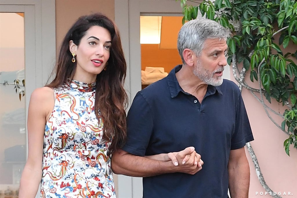 George and Amal Clooney Holding Hands in Italy June 2018