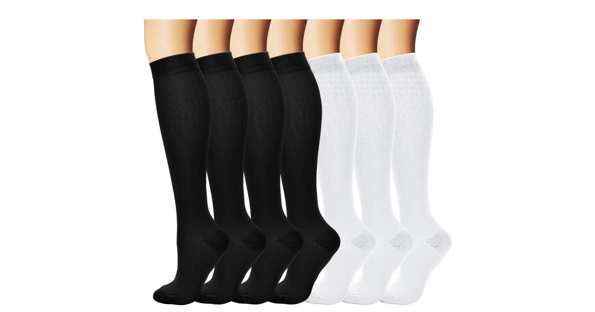 Laite Hebe 7 Pairs Compression Socks, These $25 Compression Socks Totally  Transformed My Swollen Legs