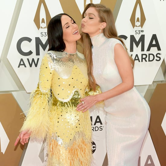 Kacey Musgraves and Gigi Hadid at the 2019 CMA Awards