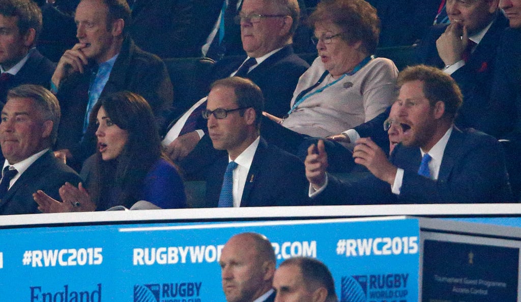 Prince William and Kate Middleton at Rugby World Cup 2015