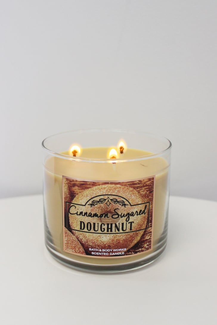 Bath & Body Works Cinnamon Sugared Doughnut Best Fall Candles of