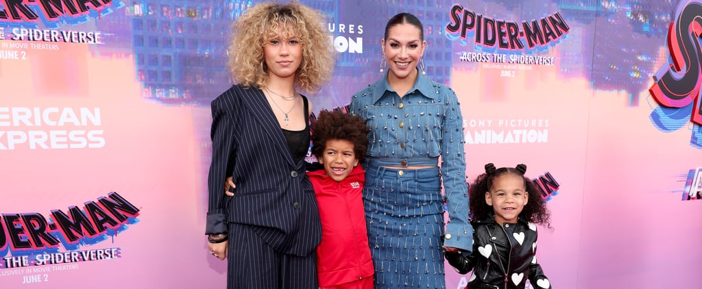 Allison Holker's Kids at Spider-Man: Across the Spider-Verse