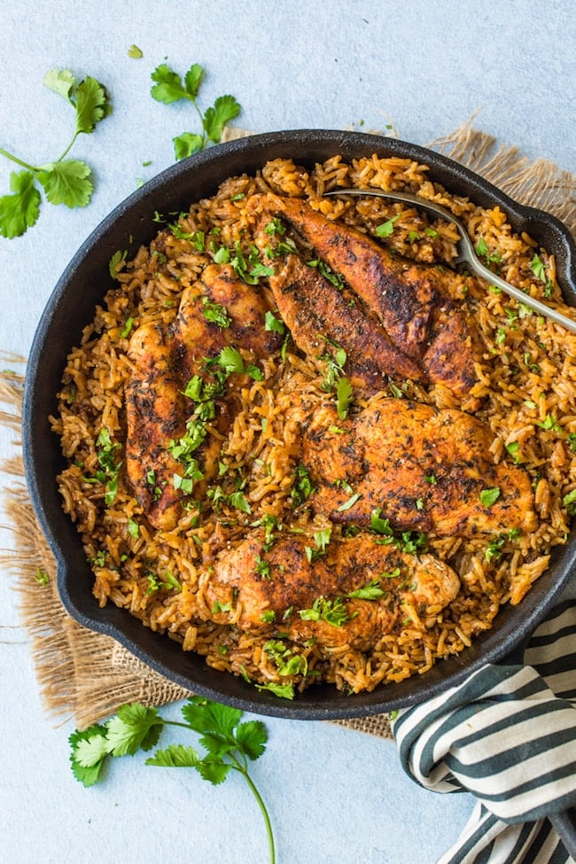 1-Pot Chicken and Rice