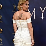 Scarlett Johansson's Back Tattoo | POPSUGAR Celebrity