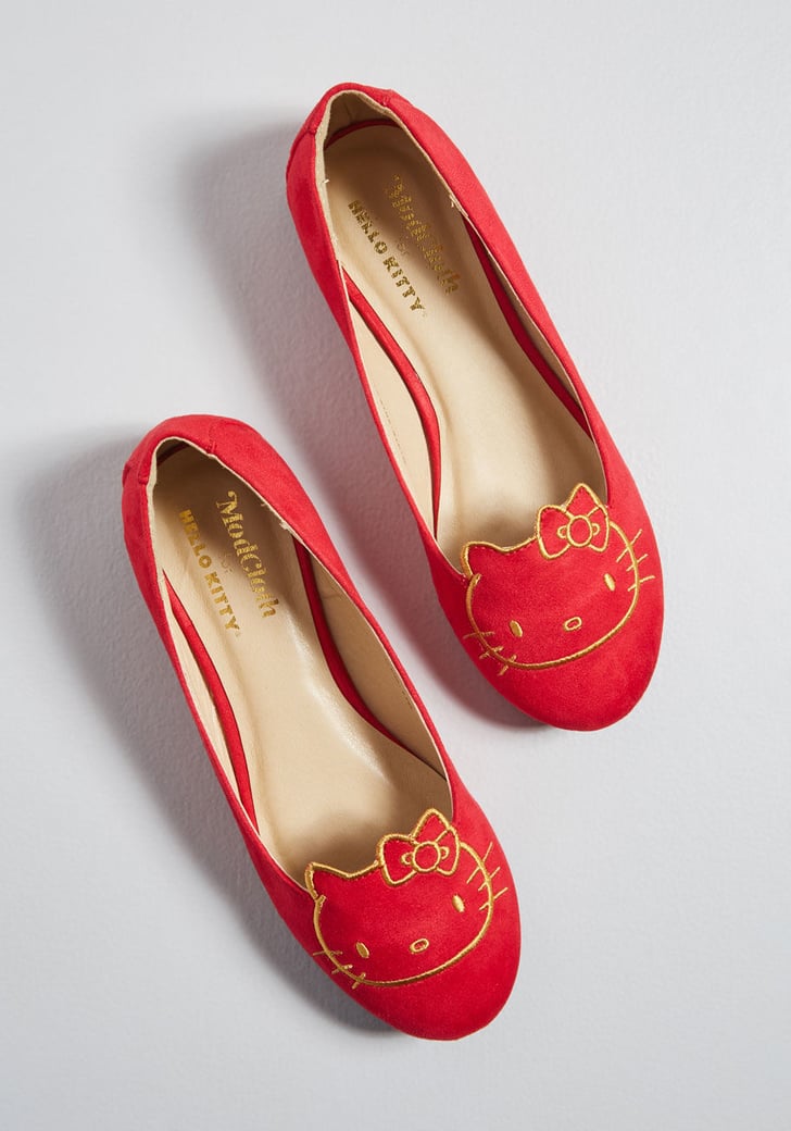 ModCloth for Hello Kitty Amble Companion Ballet Flats Hello Kitty at