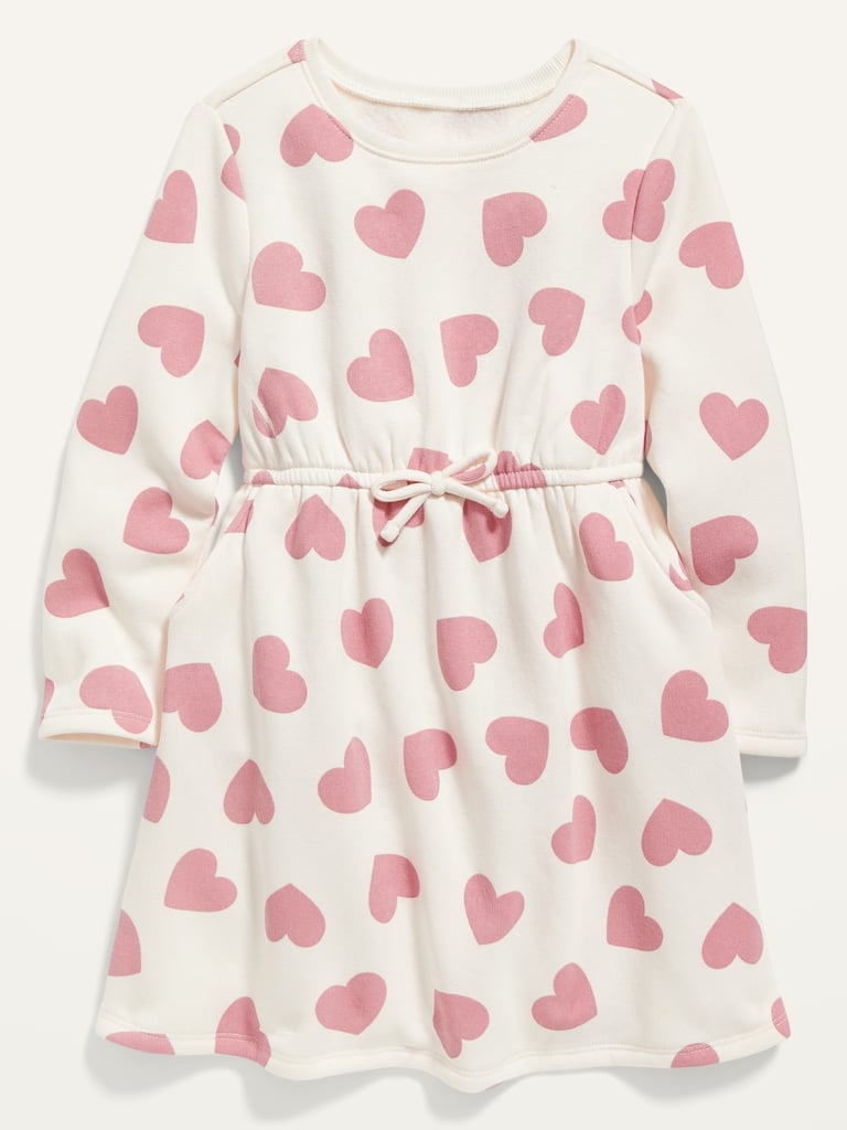 Old Navy Fit & Flare Valentine-Print Dress For Toddler Girls