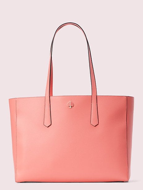 Kate Spade Horseshoe Cove Magazine Tote, Natural/Pink Sapphire