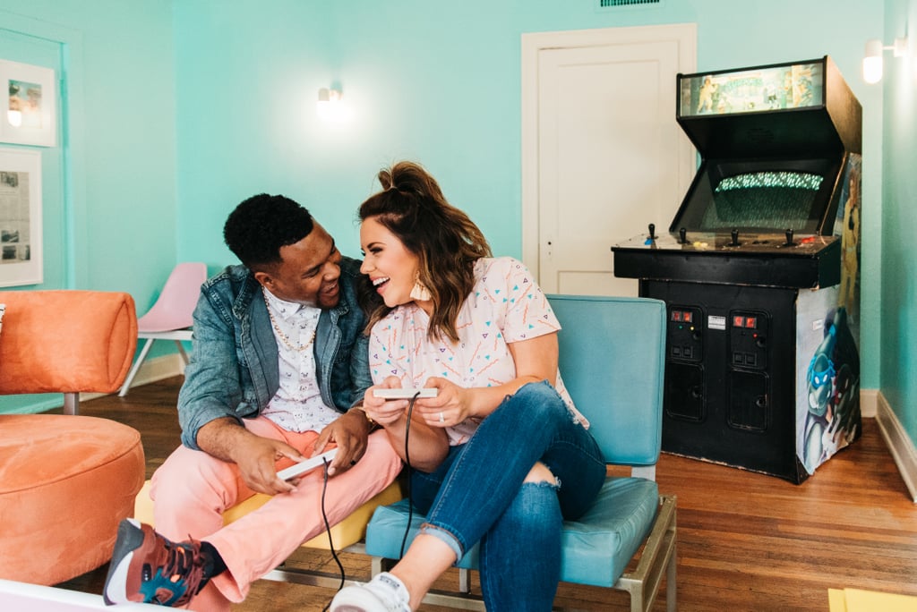 Retro '80s and '90s Engagement Shoot