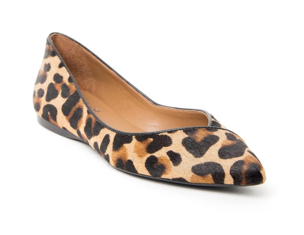 French Sole Leopard Peppy Flats
