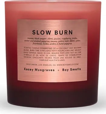For a Kacey Musgraves Fan: Boy Smells Kacey Musgraves Slow Burn Scented Candle