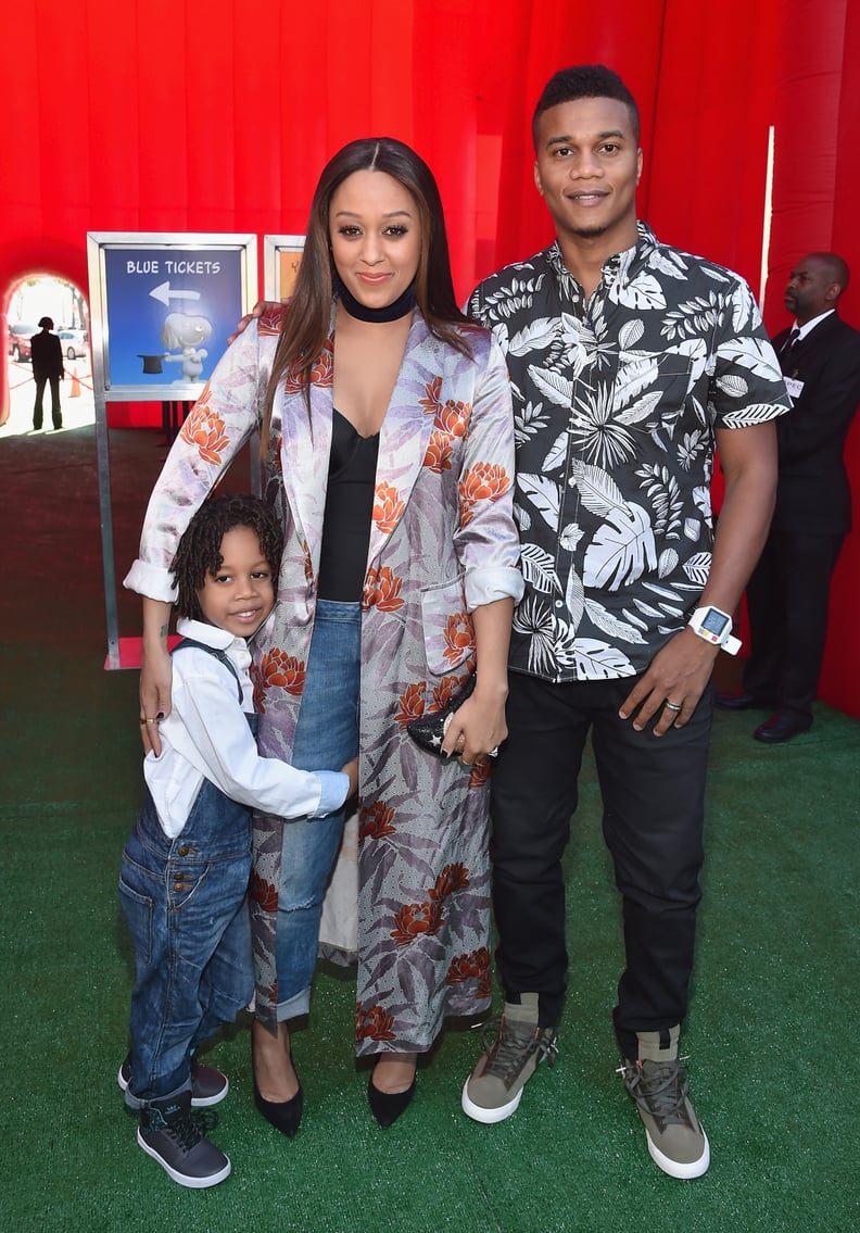 Tia Mowry, Cory Hardrict, and Their Son, Cree