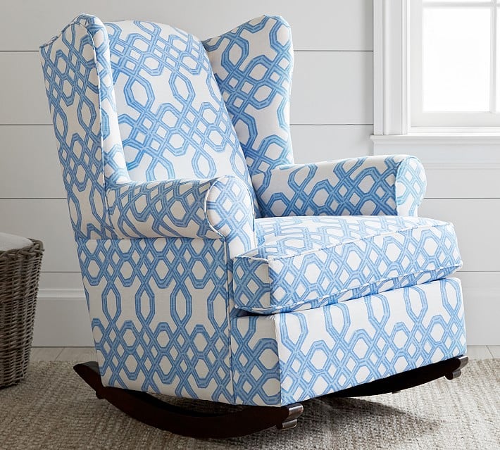 Wingback Rocker & Ottoman
