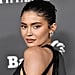 Kylie Jenner Wears Black Skims Push Up Bra on Instagram