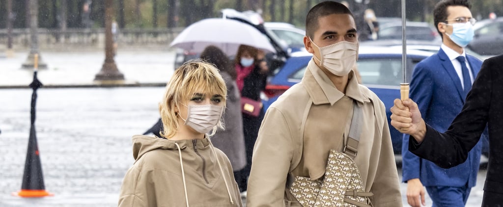 Maisie Williams and Reuben Selby Make Quite the Pair in Their Matching Fashion Week 'Fits
