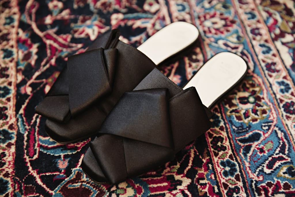 H&M Conscious Collection Silk Blend Slip-On Sandals (Sold Out)