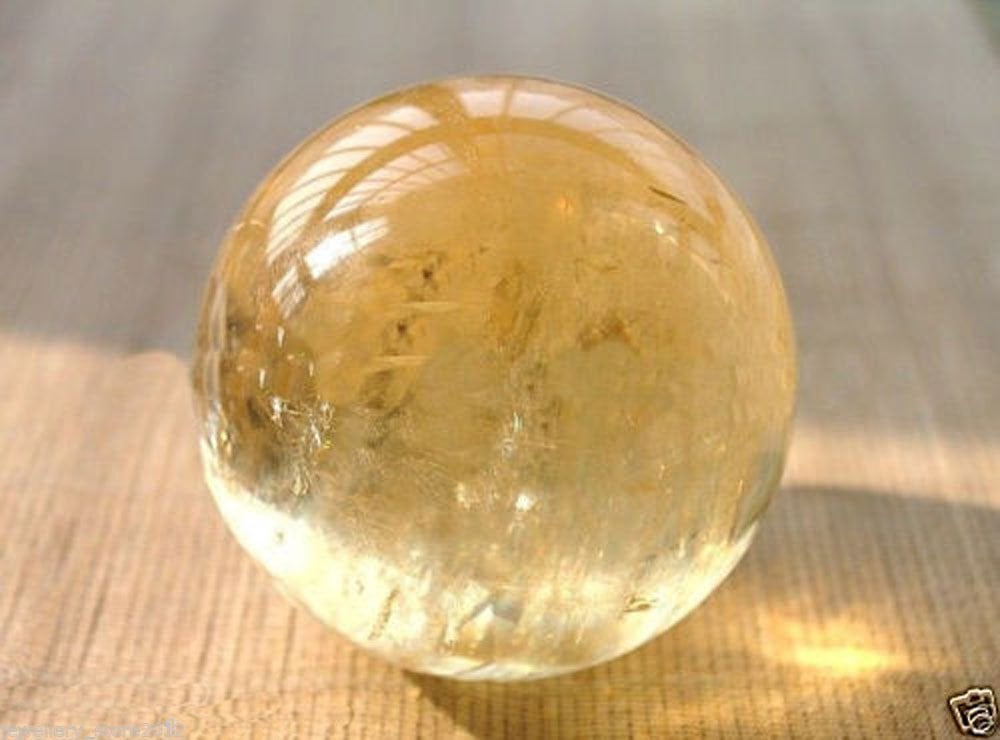 Natural Citrine Ball