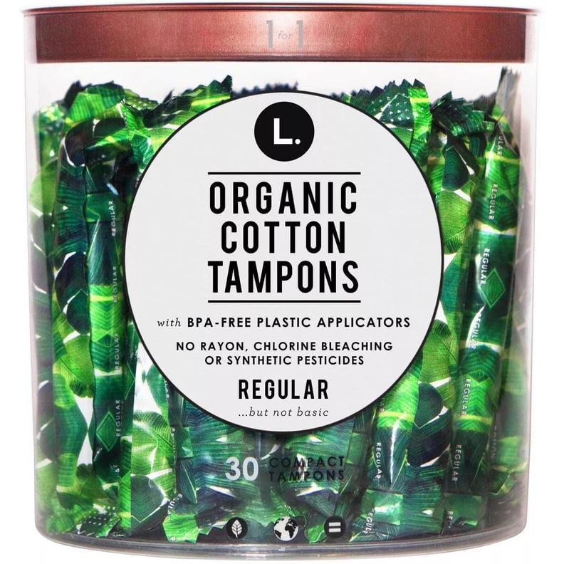 L. Organic Cotton Compact Tampons