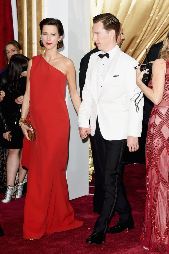 Benedict Cumberbatch and Sophie Hunter at the Oscars 2015