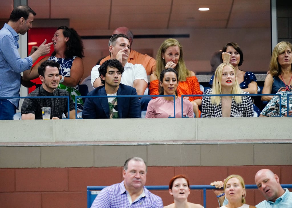 Sophie Turner and Joe Jonas at the US Open September 2018