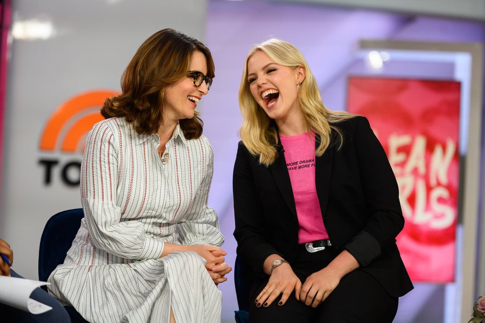 TODAY -- Pictured: Tina Fey and Renee Rapp on Tuesday, May 28, 2019 -- (Photo by: Nathan Congleton/NBC)