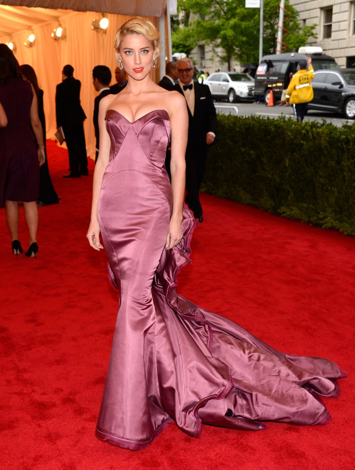 amber ballgown