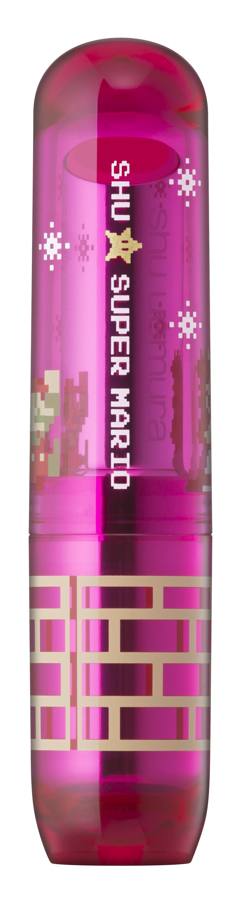 Shu Uemura x Super Mario Bros Rouge Unlimited Sheer Shine, $30