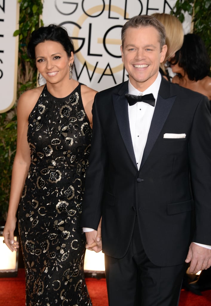 Matt Damon was all smiles alongside his wife, Luciana.