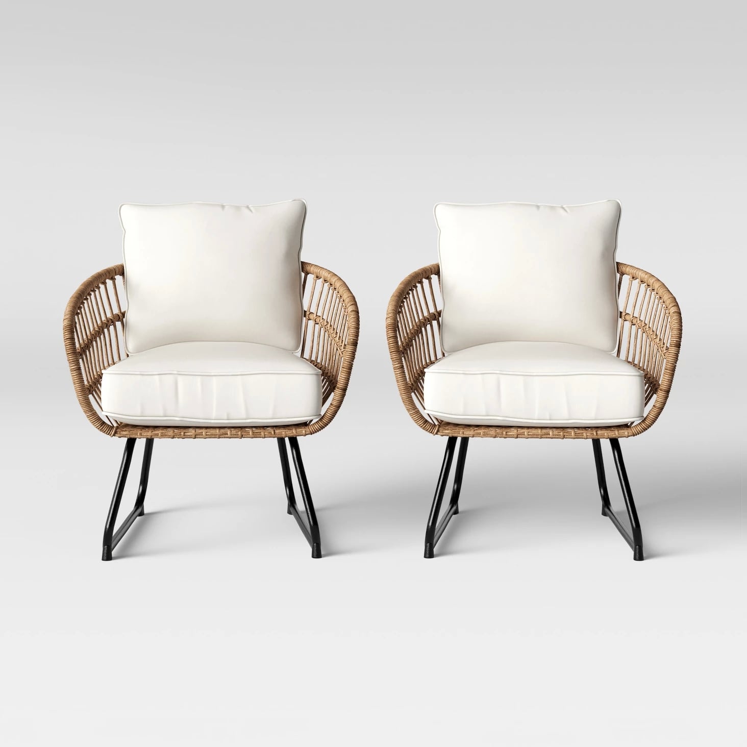 Southport 2 Pack Patio Club Chair 99 Wicker Furniture Pieces