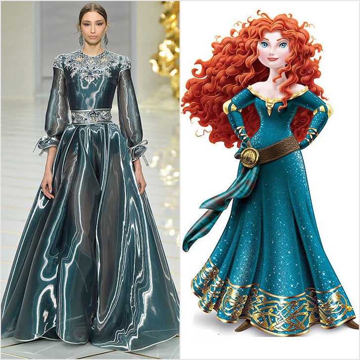 Merida Wearing Guo Pei Couture