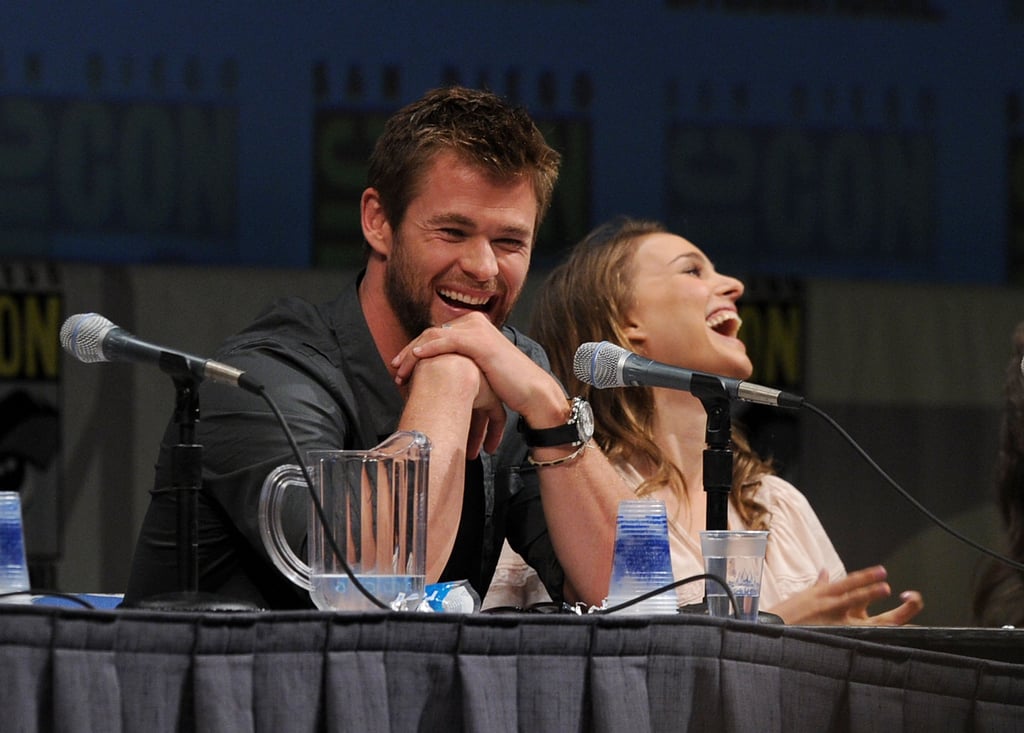 Chris Hemsworth and Natalie Portman Friendship Pictures