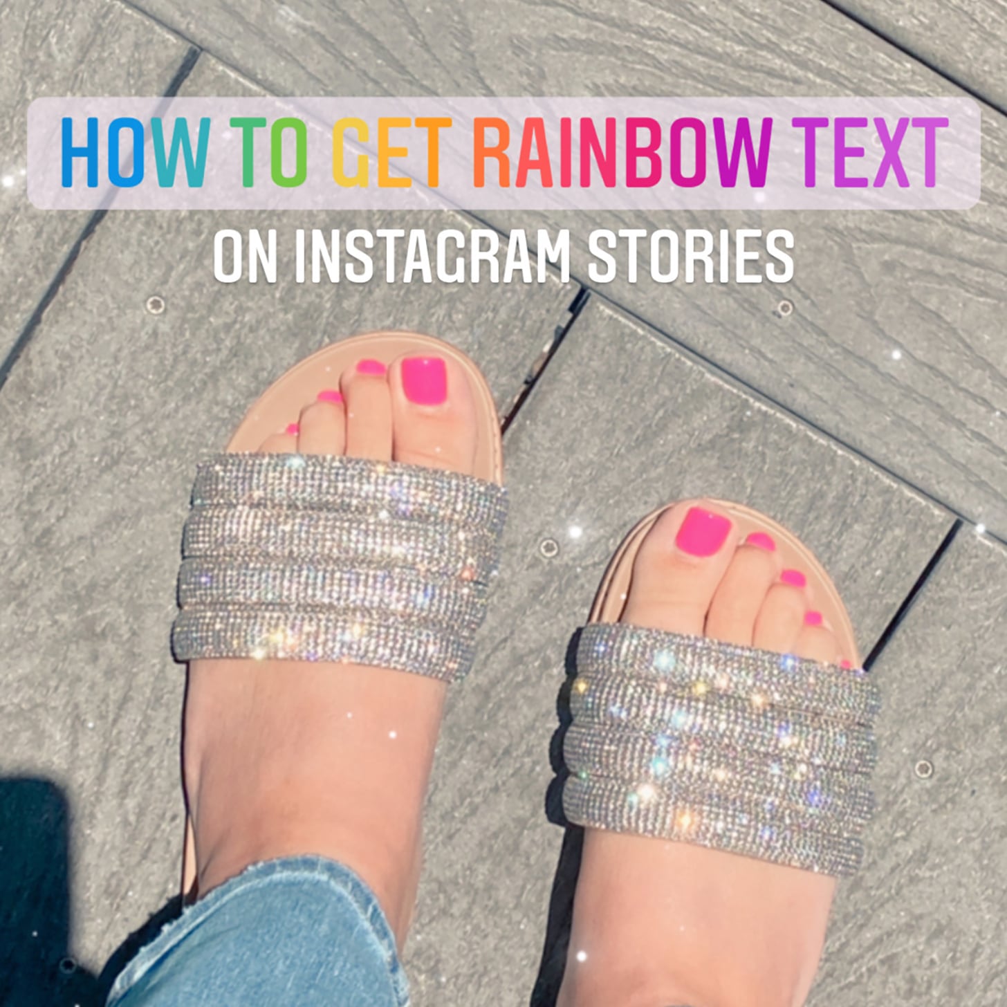 How to Do Rainbow Text on Instagram Stories | TikTok Hack ...