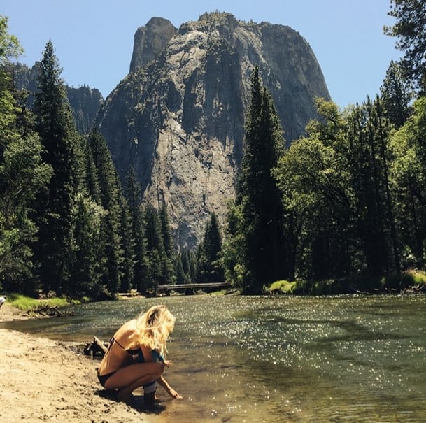 Marisa Miller took her son camping in Yosemite, CA. 
Source: Instagram user marisamiller